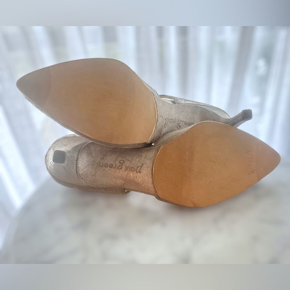 Paul Green Justine Ghillie d’Orsay Pumps Smoke Metallic Size 6 UK US 8.5 - Picture 9 of 16